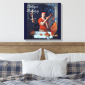 ANTIEK OVEN BAKER, BAKERY BREAD SHOP CANVAS AFDRUK (Insitu (Slaapkamer))