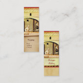 ANTIEK OVEN BAKER, BAKERY BREAD SHOP MINI VISITEKAARTJE (Voorkant / Achterkant)