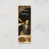 ANTIEK OVEN BAKER, BAKERY BREAD SHOP MINI VISITEKAARTJE (Achterkant)