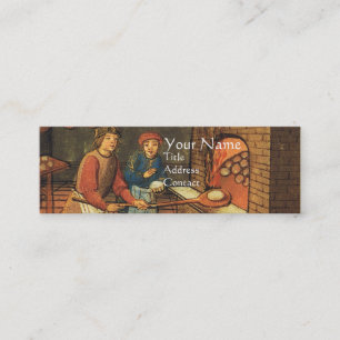 ANTIEK OVEN BAKER, BAKERY BREAD SHOP MINI VISITEKAARTJE