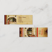 ANTIEK OVEN BAKER, BAKERY BREAD SHOP MINI VISITEKAARTJE (Voorkant / Achterkant)