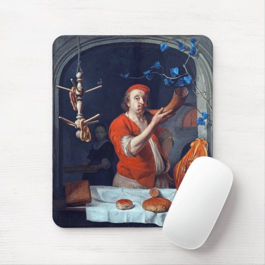 ANTIEK OVEN BAKER, BAKERY BREAD SHOP MUISMAT (Met muis)