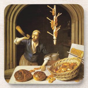 ANTIEK OVEN BAKER, BAKERY BREAD SHOP ONDERZETTER