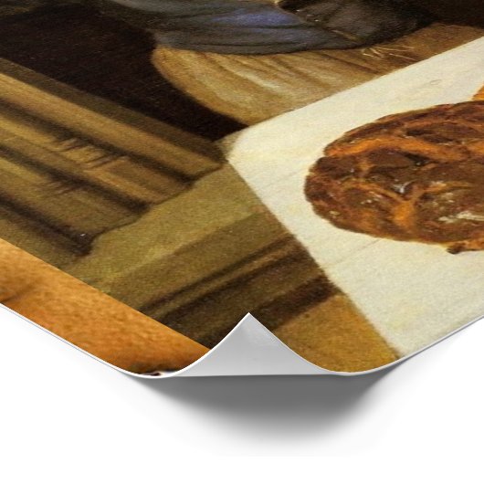 ANTIEK OVEN BAKER, BAKERY BREAD SHOP POSTER (Hoek)