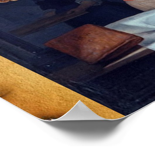 ANTIEK OVEN BAKER, BAKERY BREAD SHOP POSTER (Hoek)