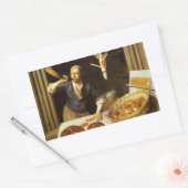 ANTIEK OVEN BAKER, BAKERY BREAD SHOP RECHTHOEKIGE STICKER (Envelop)