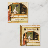 ANTIEK OVEN BAKER, BAKERY BREAD SHOP VIERKANTE VISITEKAARTJE (Voorkant / Achterkant)