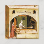 ANTIEK OVEN BAKER, BAKERY BREAD SHOP VIERKANTE VISITEKAARTJE (Achterkant)