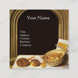 ANTIEK OVEN BAKER, BAKERY BREAD SHOP VIERKANTE VISITEKAARTJE
