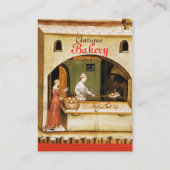 ANTIEK OVEN BAKER, BAKERY BREAD SHOP VISITEKAARTJE (Achterkant)