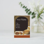 ANTIEK OVEN BAKER, BAKERY BREAD SHOP VISITEKAARTJE (Staand voorkant)