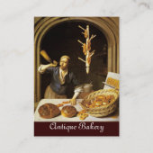 ANTIEK OVEN BAKER, BAKERY BREAD SHOP VISITEKAARTJE (Achterkant)