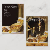 ANTIEK OVEN BAKER, BAKERY BREAD SHOP VISITEKAARTJE (Voorkant / Achterkant)