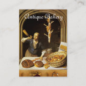 ANTIEK OVEN BAKER, BAKERY BREAD SHOP VISITEKAARTJE (Achterkant)