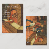 ANTIEK OVEN BAKER, BAKERY BREAD SHOP VISITEKAARTJE (Voorkant / Achterkant)