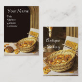 ANTIEK OVEN BAKER, BAKERY BREAD SHOP VISITEKAARTJE (Voorkant / Achterkant)