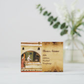 ANTIEK OVEN BAKER, BAKERY BREAD SHOP VISITEKAARTJE (Staand voorkant)