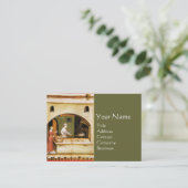 ANTIEK OVEN BAKER, BAKERY BREAD SHOP VISITEKAARTJE (Staand voorkant)