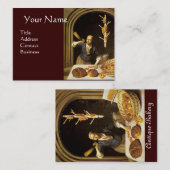 ANTIEK OVEN BAKER, BAKERY BREAD SHOP VISITEKAARTJE (Voorkant / Achterkant)