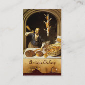 ANTIEK OVEN BAKER, BAKERY BREAD SHOP VISITEKAARTJE (Achterkant)