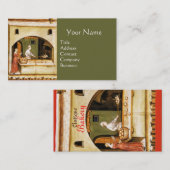 ANTIEK OVEN BAKER, BAKERY BREAD SHOP VISITEKAARTJE (Voorkant / Achterkant)