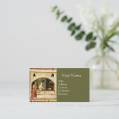 ANTIEK OVEN BAKER, BAKERY BREAD SHOP VISITEKAARTJE (Staand voorkant)