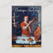 ANTIEK OVEN BAKER, BAKERY BREAD SHOP VISITEKAARTJE (Achterkant)