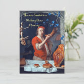 ANTIEK OVEN BAKERY BREAKFEAST PARTY KAART (Staand voorkant)