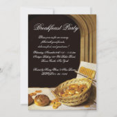 ANTIEK OVEN BAKERY BREAKFEAST PARTY KAART (Achterkant)