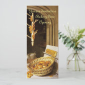 ANTIEK OVEN BAKERY BREAKFEAST PARTY KAART (Staand voorkant)