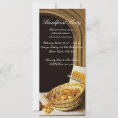 ANTIEK OVEN BAKERY BREAKFEAST PARTY KAART (Achterkant)