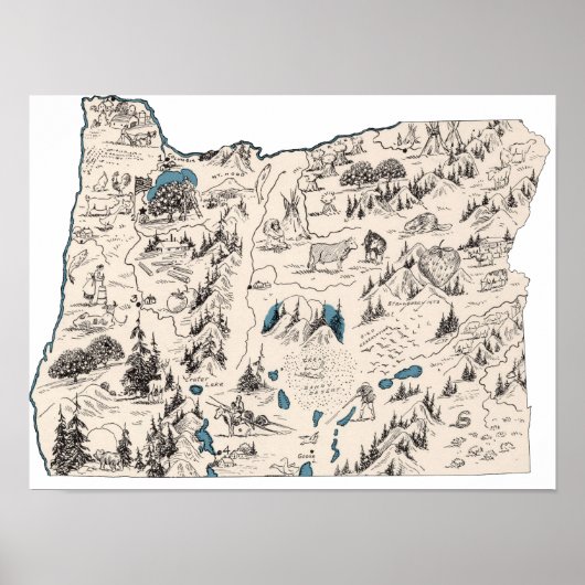  Antiek overzicht van de  kaart van het Afbeelding (Voorkant)