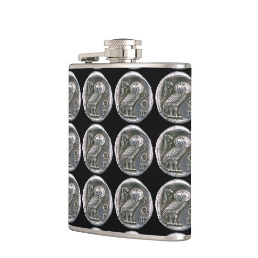 ANTIEK OWL Silver Heupfles (Links)