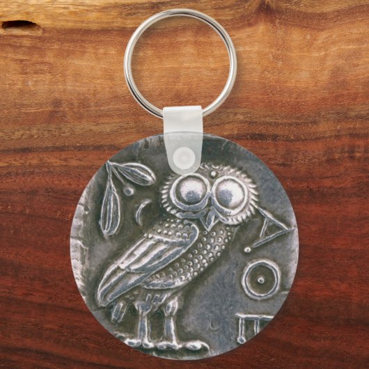 ANTIEK OWL SLEUTELHANGER (Achterkant)
