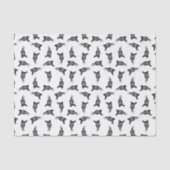 Antiek Paardenzadels, DOUANEGEBIED, KLEUR Tissuepapier (Voorkant)