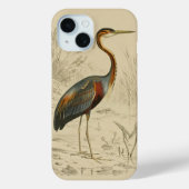 Antiek Paars Heron Travies Edouard Print Case-Mate iPhone Case (Achterkant)