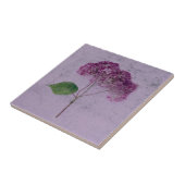  Antiek Paars Hydrangea Land Floral Tegeltje (Zijkant)