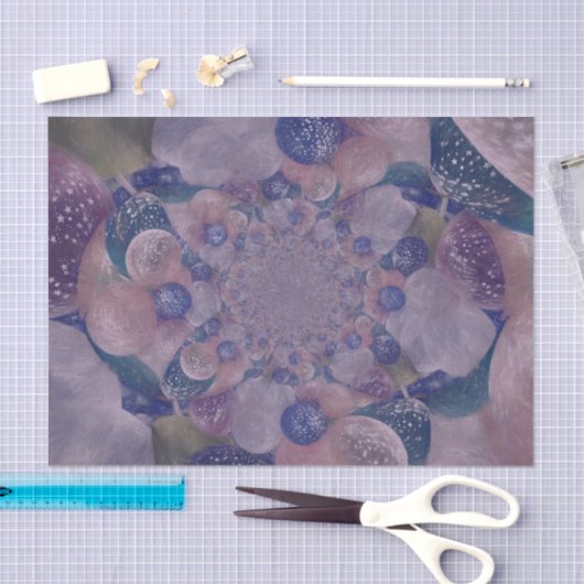  Antiek Paars roze ballonnen Tissuepapier (Craft)