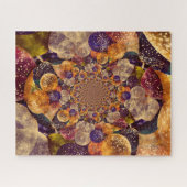  Antiek Paarse Abstracte goudballonnen Legpuzzel (Horizontaal)