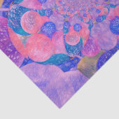  Antiek Paarse roze kunstballonnen Tissuepapier (Detail)