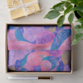  Antiek Paarse roze kunstballonnen Tissuepapier (Geschenk)