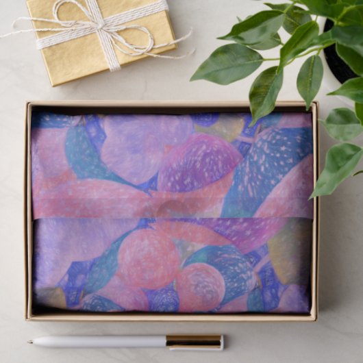  Antiek Paarse roze kunstballonnen Tissuepapier (Geschenk)