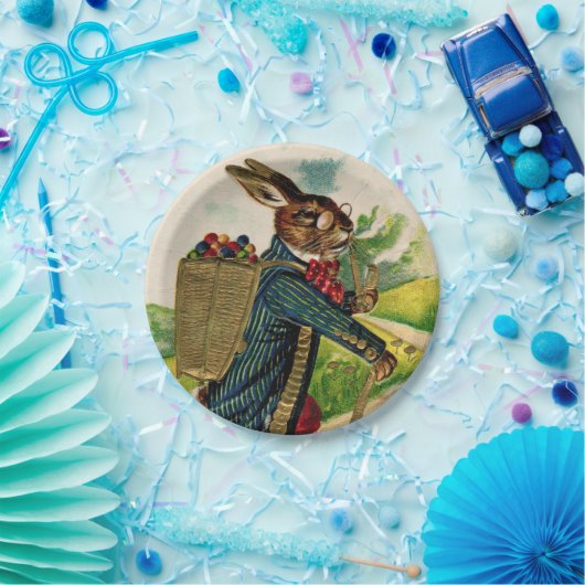 Antiek paaskonijn Bord (Feest)