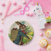 Antiek paaskonijn Bord (Feest)