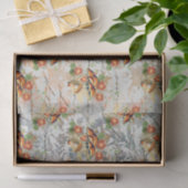 Antiek paddenstoelengroepdepapier tissuepapier (Geschenk)