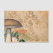 Antiek paddenstoelontkoppelpapier tissuepapier (Voorkant)