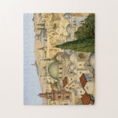Antiek panorama van Jeruzalem Legpuzzel (Verticaal)