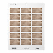  Antiek papier achtergrond blanco Etiket (Full Sheet)