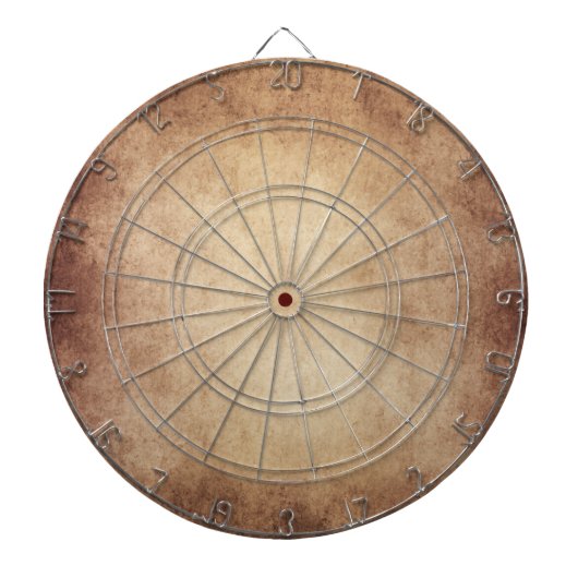  Antiek papier achtergrond Dartbord (Voorkant)
