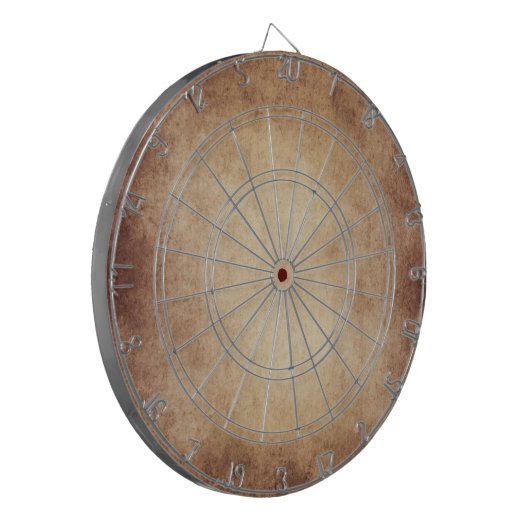  Antiek papier achtergrond Dartbord (Voorkant Links)